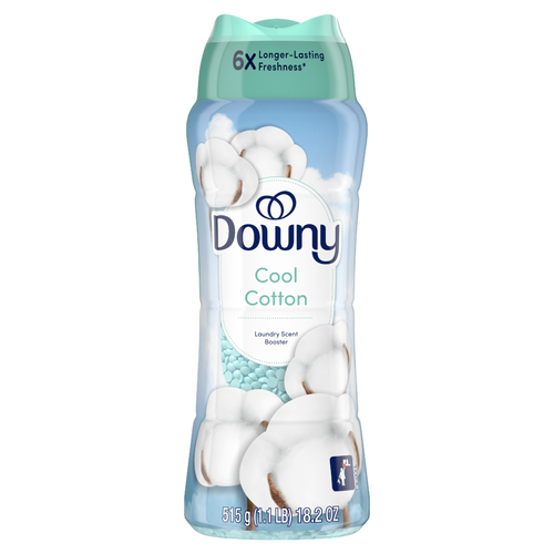 Downy Cool Cotton In-Wash Laundry Scent Booster Beads, Long-Lasting Freshness - 18.2 Ounce