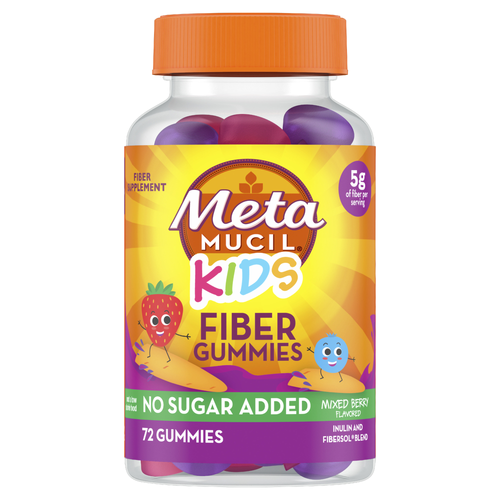 Metamucil Kids Fiber Supplement Gummies - 72 Count