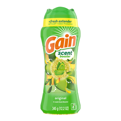 Gain In-Wash Laundry Scent Booster, Original Fresh Extender + Odor Protection - 12.2 Ounce