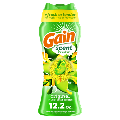 Gain In-Wash Laundry Scent Booster, Original Scent, , Fresh Extender + Odor Protection - 12.2 Ounce