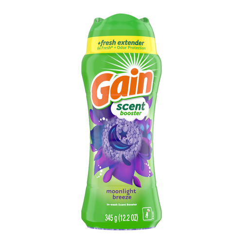 Gain In-Wash Laundry Scent Booster, Moonlight Breeze Fresh Extender + Odor Protection - 12.2 Ounce