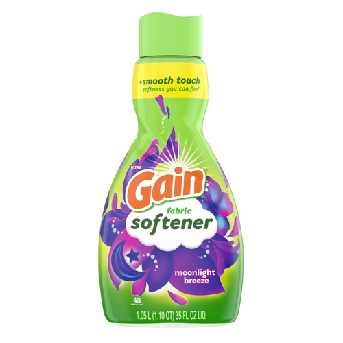 Gain Liquid Fabric Softener, Moonlight Breeze Scent, 48 Loads, Smooth Touch Softness You Can Feel - 35 Ounce