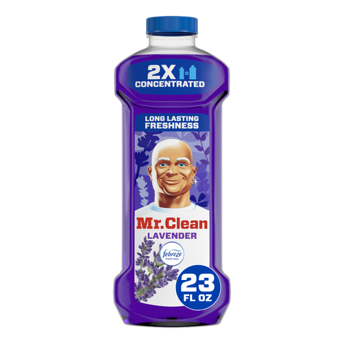 Mr. Clean All Purpose Cleaner, Floor Cleaner For Mopping, Cleaning Liquid, Lavender - 23 Ounce
