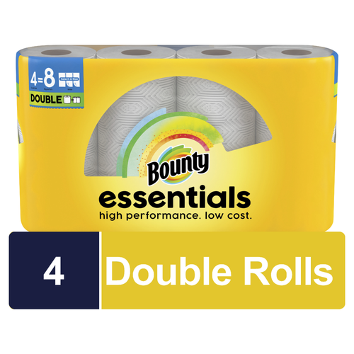 Bounty Essentials Select-A-Size White Paper Towels - 4 Count