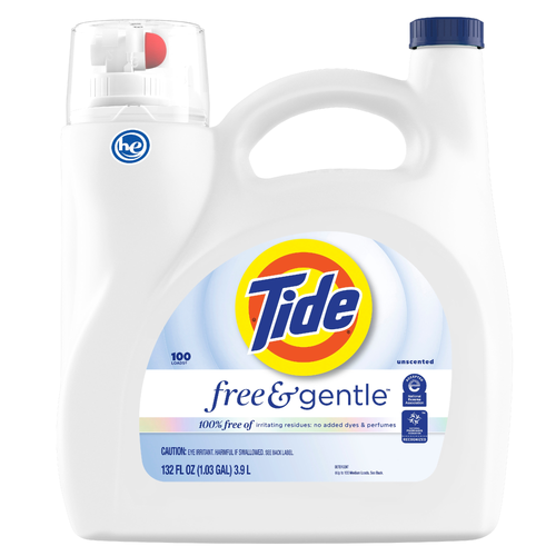 Tide Free & Gentle Liquid Laundry Detergent, 115 Loads - 151 Ounce Image 1 of 2