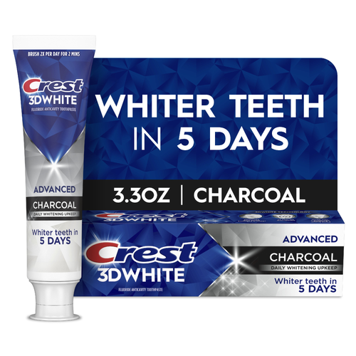 Crest 3DWhite Advanced Charcoal Teeth Whitening Toothpaste - 3.3 Ounce