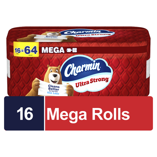 Charmin Mega Ultra Strong Toilet Paper - 16 Count Image 1 of 2