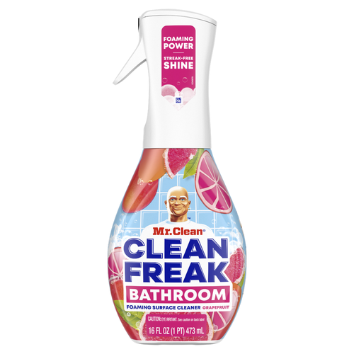 Mr. Clean Freak All Purpose Cleaner Spray, Multi-Surface Cleaning, Grapefruit Scent - 16 Ounce