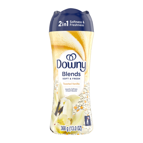 Downy Blends In-Wash Laundry Scent Booster Beads, Toasted Vanilla Fabric Sottener And Freshness - 13 Ounce