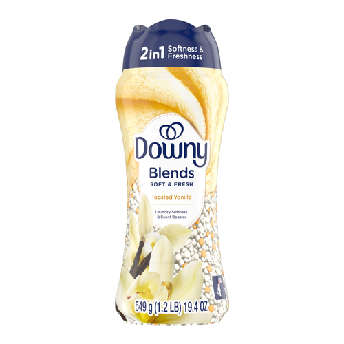 Downy Blends In-Wash Laundry Scent Booster Beads, Toasted Vanilla Fabric Sottener And Freshness - 19.4 Ounce