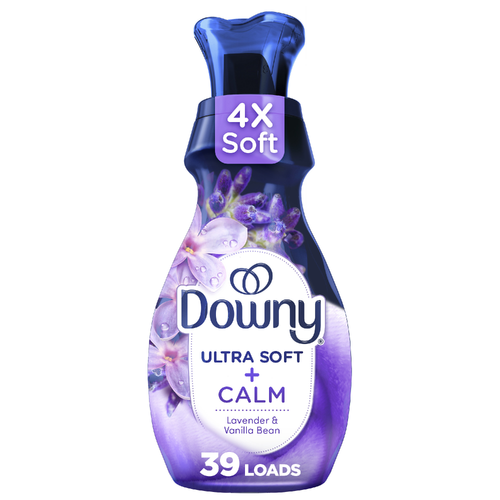 Downy Ultra Soft Fabric Softener Liquid, Calm, Lavender And Vanilla Bean, , 39 Loads - 26 Ounce