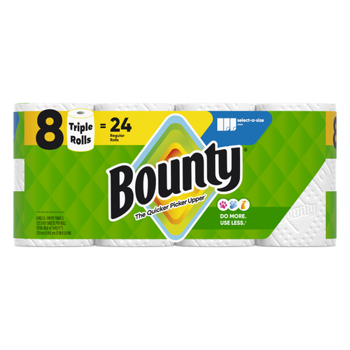 Bounty Paper Towels Select-A-Size - 8 Count Image 1 of 2