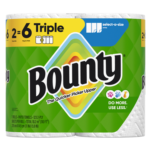 Bounty Paper Towels Select-A-Size - 8 Count Image 1 of 2