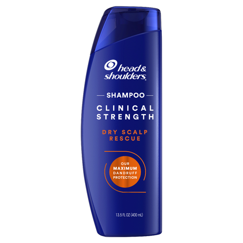 Head & Shoulders Clinical Strength Dry Scalp Rescue Shampoo, For Stubborn Dandruff - 13.5 Ounce