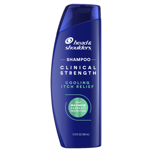 Head & Shoulders Clinical Strength Cooling Itch Relief Shampoo, For Stubborn Dandruff - 13.5 Ounce