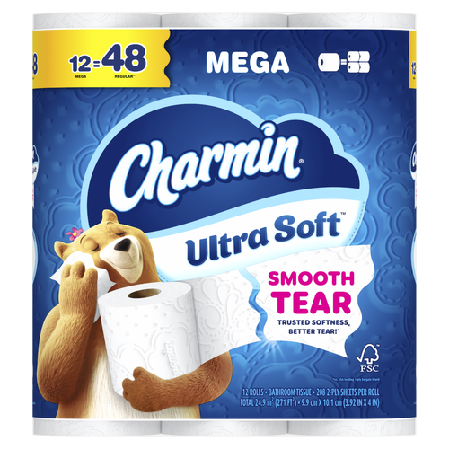 Charmin Ultra Soft Toilet Paper - 12 Count