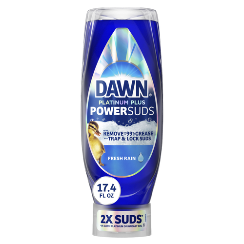Dawn Platinum Plus Powersuds Liquid Dish Soap, Ez-Squeeze Bottle - 17.4 Ounce