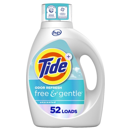Tide Free And Gentle Odor Refresh Laundry Detergent Liquid, , Hypoallergenic - 73 Ounce