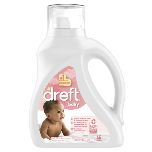 Dreft Liquid Laundry Detergent For Babies, , 45 Loads - 60 Ounce Image 1 of 2