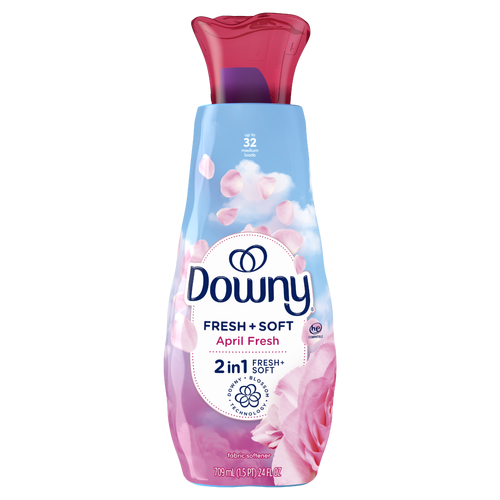 Downy Liquid Fabric Softener, April Fresh, , 32 Loads - 24 Ounce