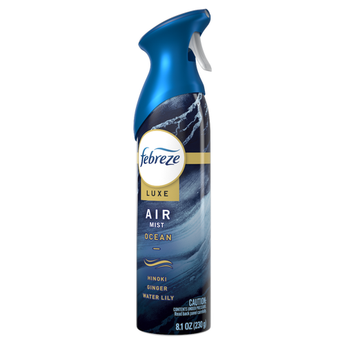 Febreze Air Mist, Luxe Freshener Spray, Ocean Scent - 3.22 Pound