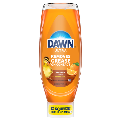 Dawn Ultraez Squeeze Dish Soap, Dishwashing Liquid, Orange - 11.85 Pound