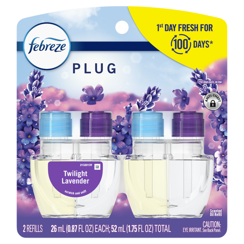Febreze Plug In Air Freshener Scented Oil Refill Twilight Lav - 1.75 Ounce Image 1 of 2