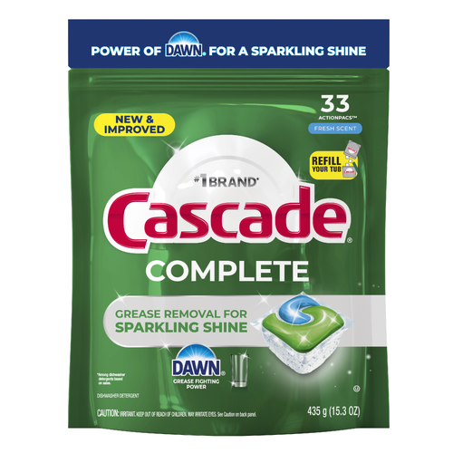 Cascade Complete Dishwasher Detergent Fresh - 78 Count Image 1 of 2