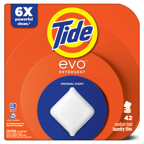 Tide evo Original Scent Laundry Detergent Tiles - 7.94 Pound