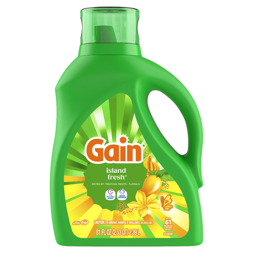 Gain Liquid Laundry Detergent, Island Fresh Scent - 177 Ounce Image 1 of 2