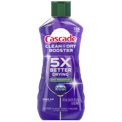 Cascade Rinse Aid Clean & Dry Booster - 16 Ounce Image 1 of 2