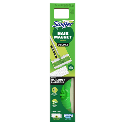 Swiffer Hair Magnet Deluxe Starter Kit with Collapsible Pole - 1 Kit Image 1 of 2