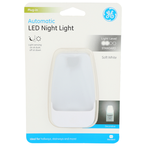 Ge Soft White Automatic Led Night Light - 1 Each