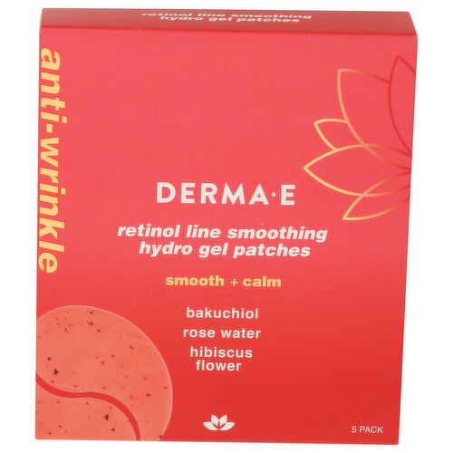 Derma E Retinol Line Smoothing Hydro Gel Patches - 5 Each