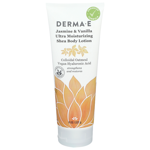 Derma-E Jasmine & Vanilla Ultra Moisturizing Shea Body Lotion - 8 Ounce