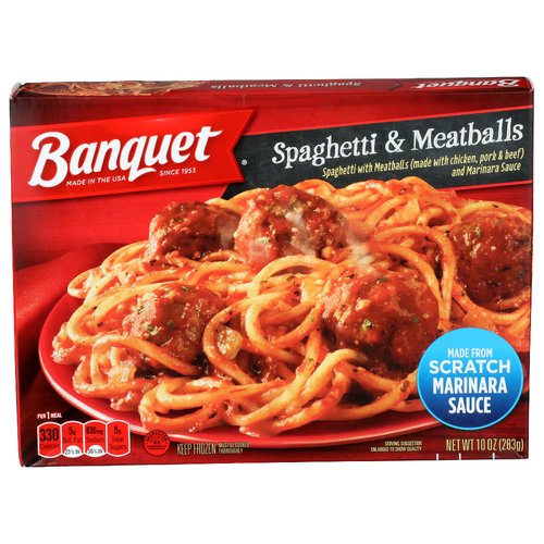 Banquet Spaghetti & Meatballs - 10 Ounce