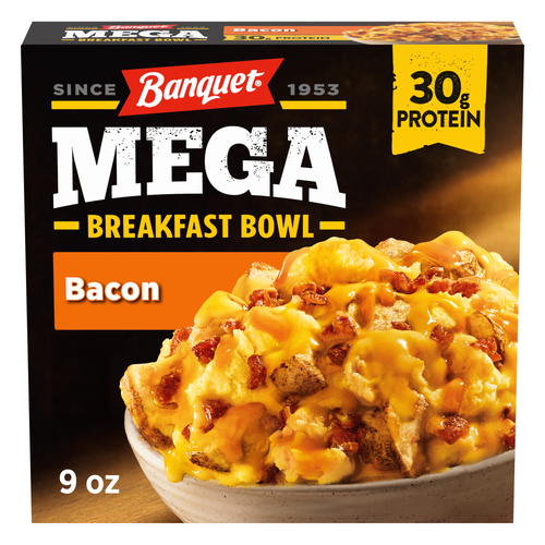 Banquet Mega Breakfast Bowl Bacon, Frozen Meal - 9 Ounce Image 1 of 2