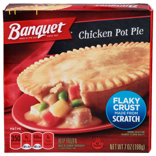Banquet Flaky Crust Made From Scratch Chicken Pot Pie - 7 Ounce