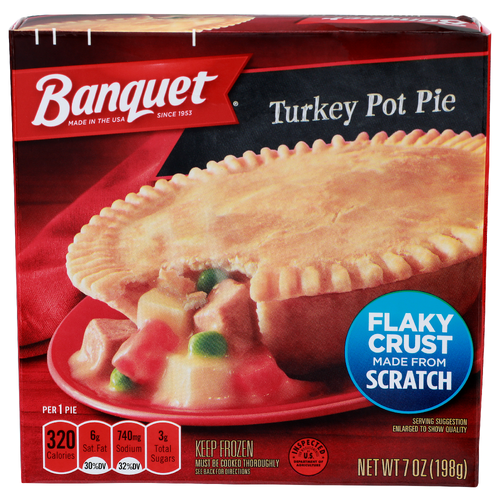 Banquet Turkey Pot Pie - 7 Ounce