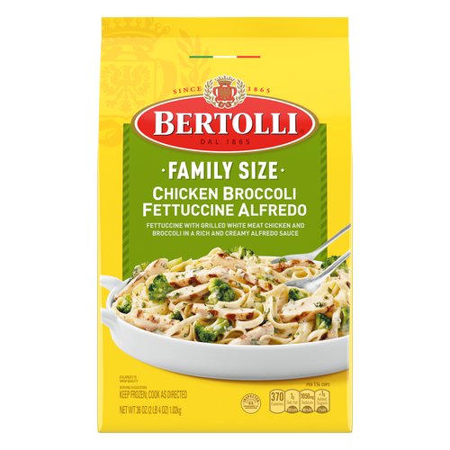 Bertolli Frozen Skillet Meals Family Size Chicken Broccoli Fettuccine Alfredo - 36 Ounce