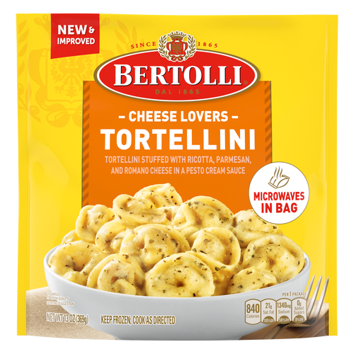 Bertolli Pasta Sides Cheese Lovers Tortellini, Frozen - 13 Ounce