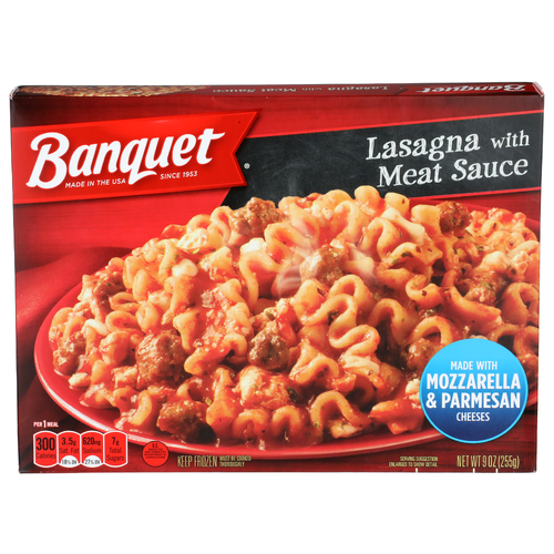 Banquet Lasagna With Meat Sauce - 9 Ounce