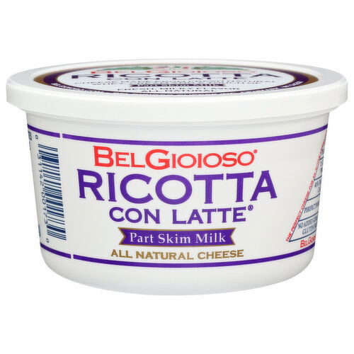 Belgioioso Cheese Ricotta Con Latte 73 - 16 Ounce