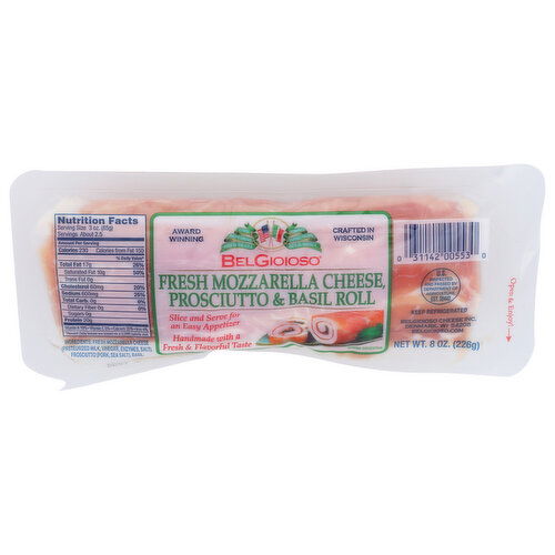 SLAP YA MAMA Cheese Roll Mzzrla Prscutto&bsl - 8 Ounce