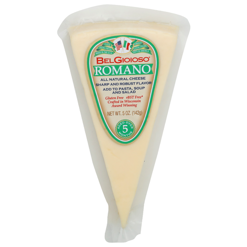 Belgioioso Cheese Sharp And Robust Flavor Romano - 5 Ounce