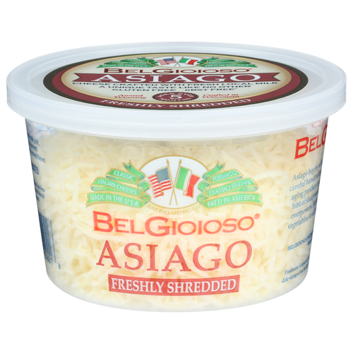 Belgioioso Asiago Freshly Shredded - 5 Ounce