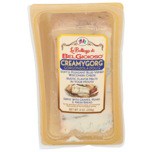 Belgioioso Gorgonzola Wedge Creamy - 8 Ounce