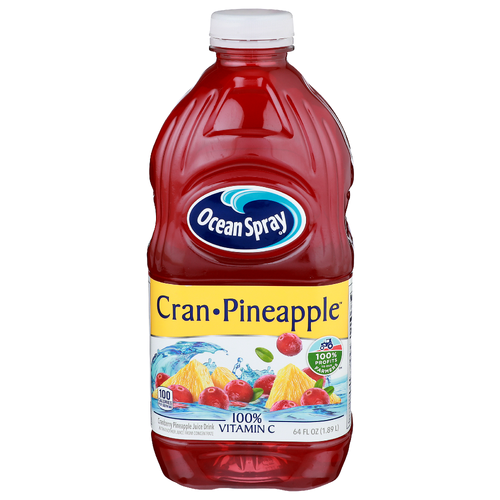 Ocean Spray Cran • Pineapple Juice Drink - 64 Fluid Ounce