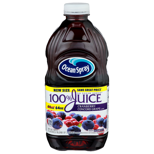 Ocean Spray Cranberry Concord Grape Juice - 64 Fluid Ounce