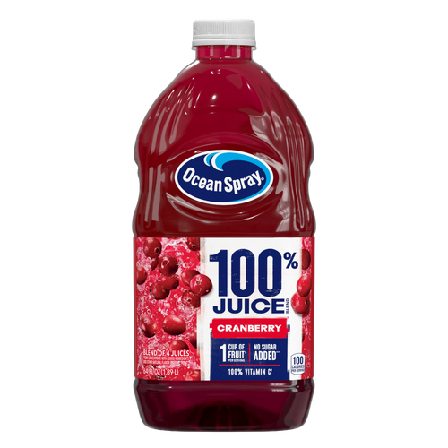 Ocean Spray 100% Cranberry - 64 Fluid Ounce